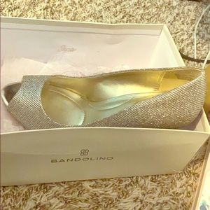 Silver Sparkle Heels